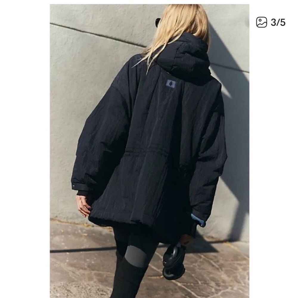 FP Movement by Free People Black Billie Puffer Coat - Picture 3 of 6
